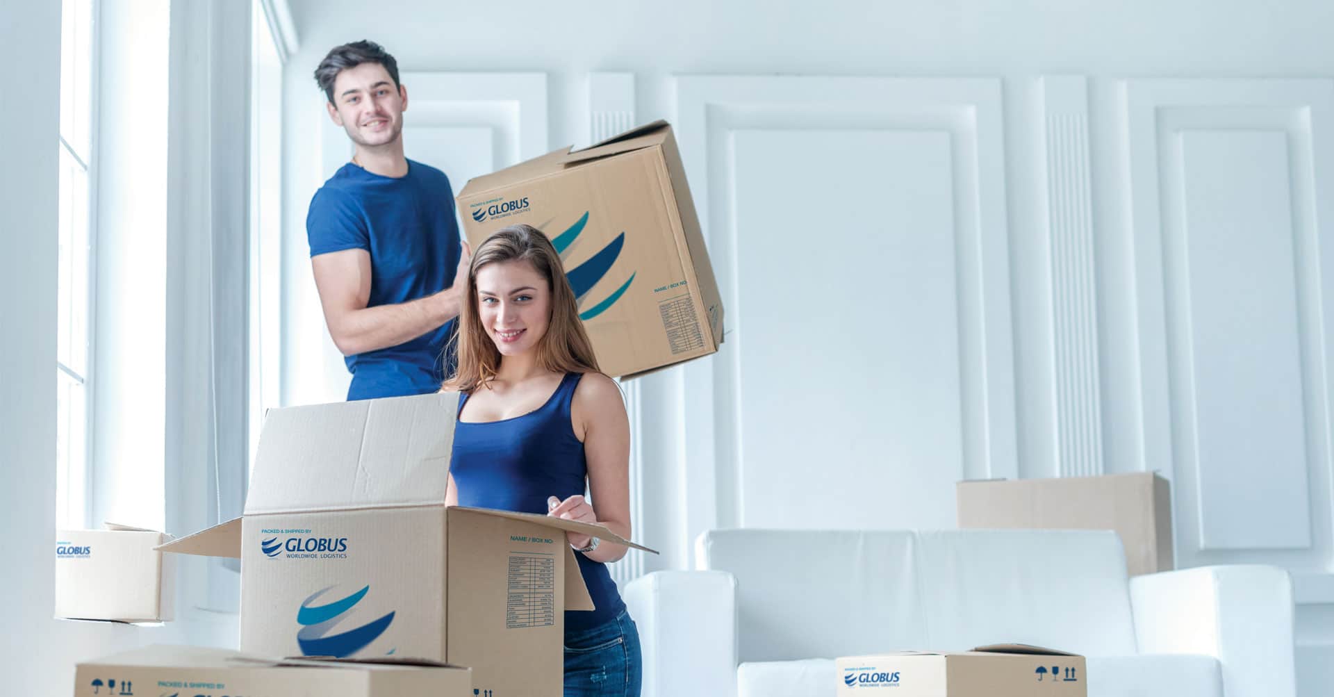 גלובוס, זוג בדירה חדשה, מעבר דירה לחו ל